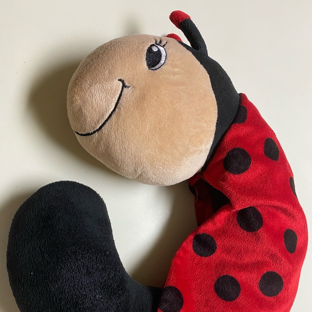 Kids Ladybug Travel Pillow